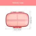 thumbnail image 2 of BESTYASH Sealed Storage Medication Organizer Travel Supply Rectangular 1Set, 2 of 7