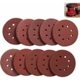 thumbnail image 1 of 100-Pack 125mm Sanding Discs for Orbital Sander, 40/60/80/100/120/180/240/320/400/800 Grit (10 Each), 1 of 5