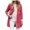 Z1-Red, variant on YDFCWXW Winter Trench Coats for Women's Casual Stand Collar Pea Double Overcoat Red, L
