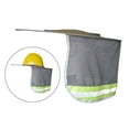 thumbnail image 3 of Hard Hat Sunshade Neck Shield Neck Sun outer length: Shade Protector Grey, 3 of 9
