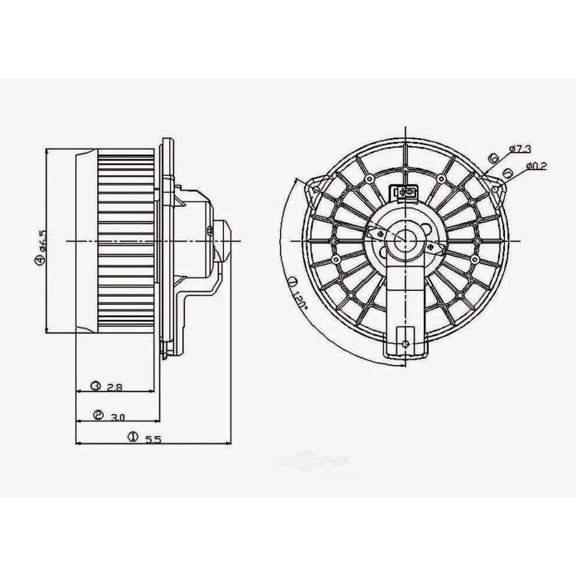 HVAC Blower Motor