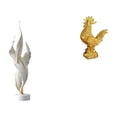 thumbnail image 1 of Escultura De Resina Con Plumas, Colección De Figuras De Arte Moderno Para Oficina, Gabinete, Chimenea, Feng Shui, Estatua De Gallo O Pollo, Decoración Del Hogar, Cumpleaños, Aniversarios,, 1 of 8