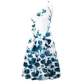 thumbnail image 5 of Vestidos Para Mujer Vestidos Casuales de Moda Comtable Sin Mangas Cuello Redondo Vestido Estampado Odeerbi ODB155501, 5 of 5
