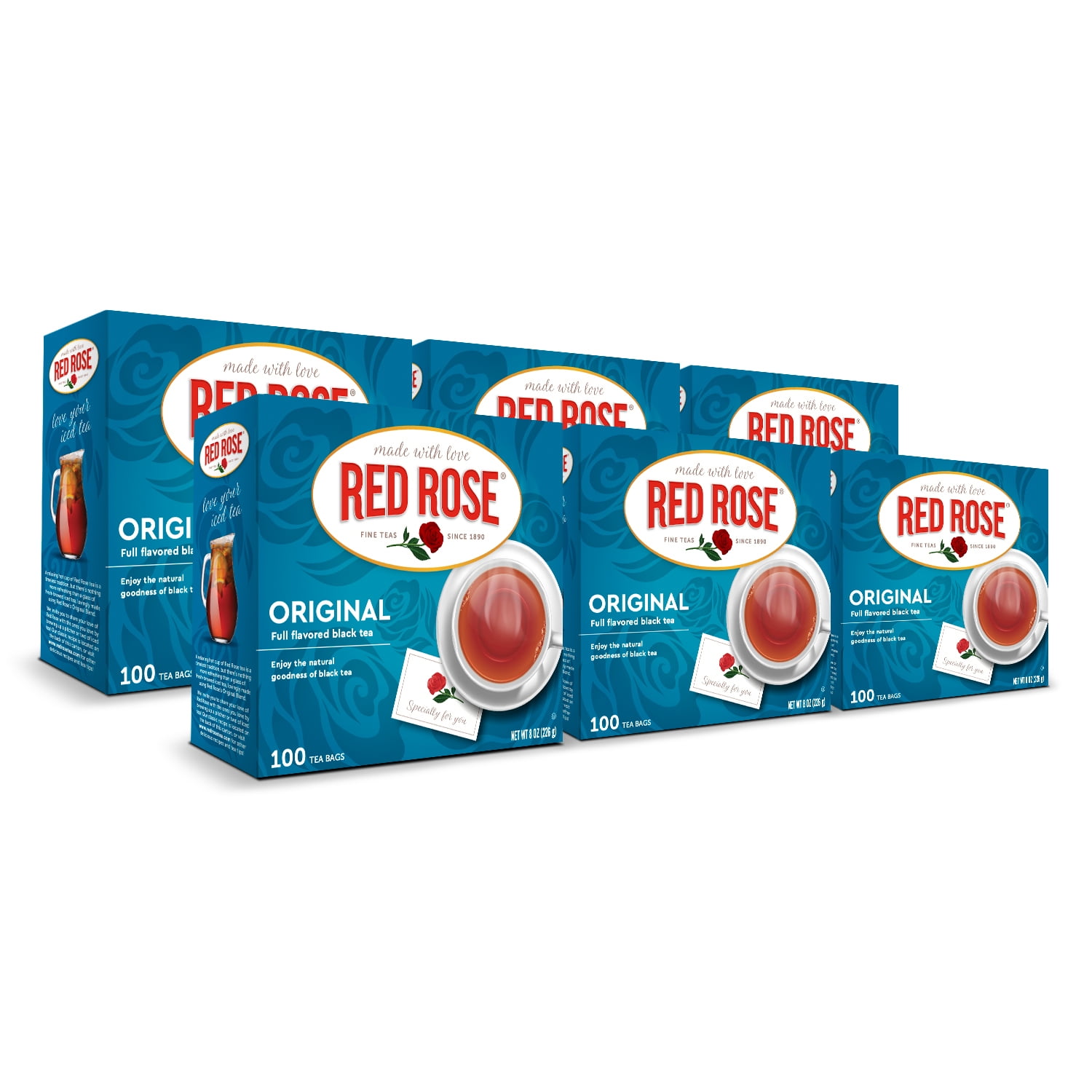 Red Rose Original Black Tea 100ct 6 pack (nonenvelope)