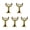 golden color, variant on Ceiling Fan Bracket Mount Fan Blade Arms Ceiling Bracket Mount Replacement Supplies Holder Indoor Accessories