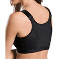 thumbnail image 4 of BeQeuewll Women Seamless Sports Bra Wireless Crop Top Stretch Shapewear, 4 of 5