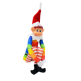 thumbnail image 1 of Elfo de Navidad que se lleva mal, juguete de felpa, novedad, largo, chico travieso, elfo en el estante, elfo, muñeca, adorno para el hogar, 40cm（Multicolour, 1 of 5