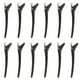 thumbnail image 3 of Paquete de 24 Pinzas Cabello para Salón de Peluquería para Mujer, Pinzas Cabello, Agarre Negro, 3 of 7