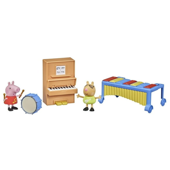 Peppa Pig Peppa's Adventures Peppa's Making Music Fun Preschool Toy, with 2 Figures and 3 Accessories, Ages 3 and Up