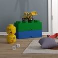 thumbnail image 4 of Room Copenhagen LEGO Stackable Plastic 8 Knob 12L Storage Box, Bright Blue, 4 of 8
