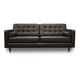 thumbnail image 4 of Sala de Piel Genuina Sofá y Love Seat ConfortoPiel  Noruega Chocolate, 4 of 5