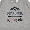 thumbnail image 3 of Inktastic My Nonna Loves Me Girls Baby Sweatshirt, 3 of 4