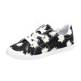 thumbnail image 2 of Willtoo Women Sneakers Slip On Low Top Canvas Casual Classic Comfort Flat Fashion Sneakers Printed Play Sneakers Lightweight Comfortable Sport Walking Shoe, 2 of 5