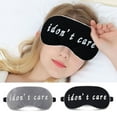 thumbnail image 2 of Coofit Sleeping Mask Cute Letter Decor Sleeping Eye Cover Blindfold Eyeshade for Home, 2 of 10
