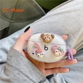 thumbnail image 3 of Compatible with Beats Studio Buds Case Cartoon Doraemon Transparent TPU Soft Case Cover Beats Fit Pro Headphone Case Cover Shockproof Shell Cover Cute Strawberry Bear Beats Studio Buds Cover, 3 of 3