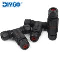 IP68 I/T Shape Waterproof Connector 2/3/5 Pin Wire Connectors Quick