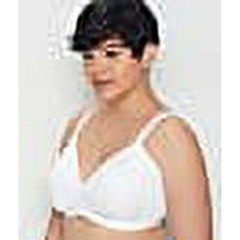 Women's Vanity Fair 71267 Beauty Back Side Smoother Full Figure Wirefree  Bra (Sheer Quartz 38D)