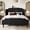Black, variant on Allewie Vintage Queen Size Velvet Platform Bed Frame with Curved Vertical Tufted Wingback Headboard and Footboard, Charging Station, Easy Assembly, Under Bed Storage, No Box Spring Required, Green