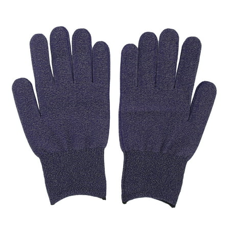 

Conductive Anti-Static Work Protection Dark Blue Professional Silver Fiber Gloves