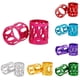 thumbnail image 4 of Perlas de trenzar el cabello Sunnimix Dreadlock Cuff 50 Piezas 8mm rojo, 4 of 8