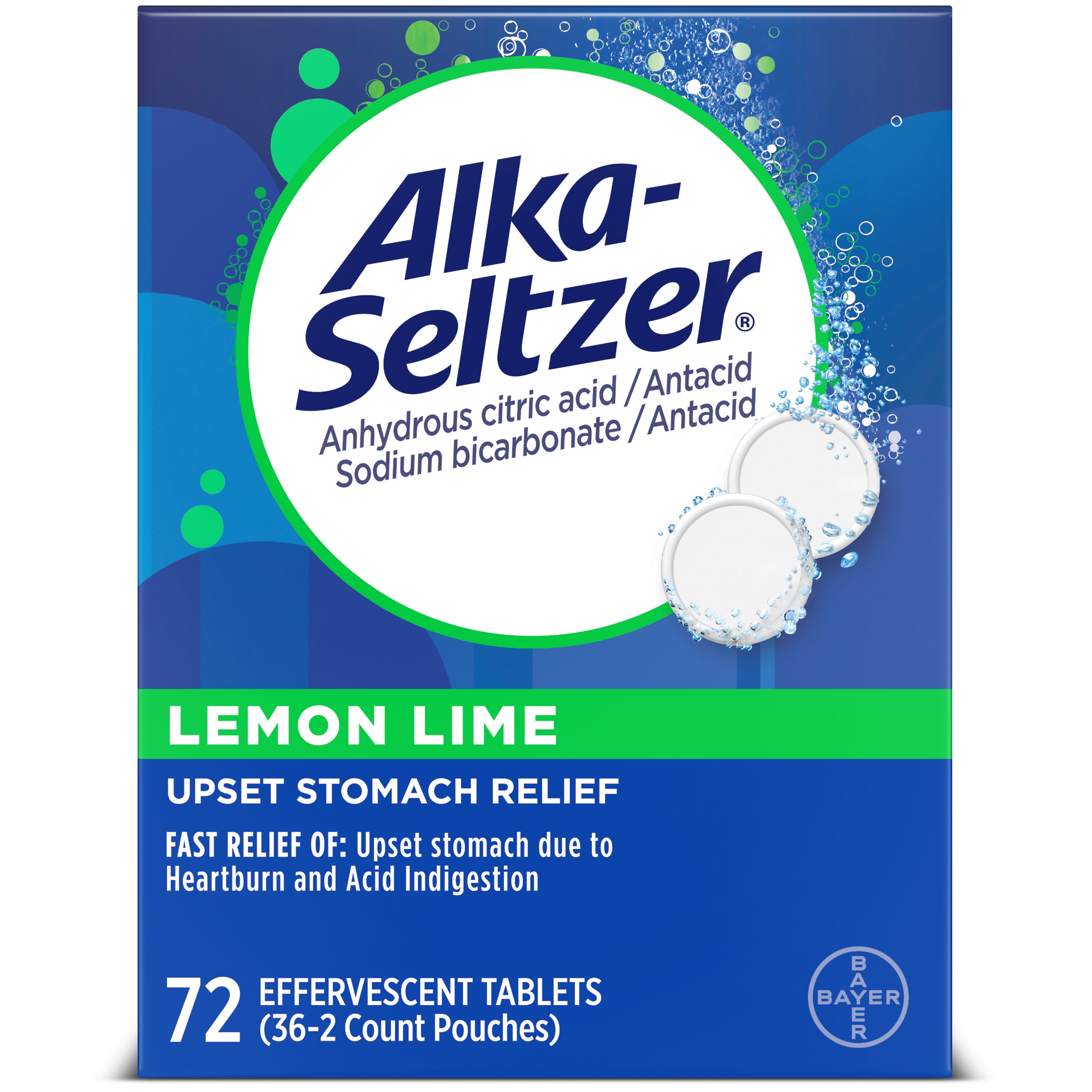 Alka Seltzer Original Fast Relief Heartburn &amp; Sour Stomach, 36ct 