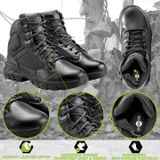 Interceptor Mens Guard Zippered 6 Soft Toe Tactical Boots