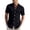 Black@GC@, variant on CONZONE Mens Buttons Down Shirts Short Sleeve Shirts for Men Trendy Solid Color Slim Soft Lightweight Summer Tops