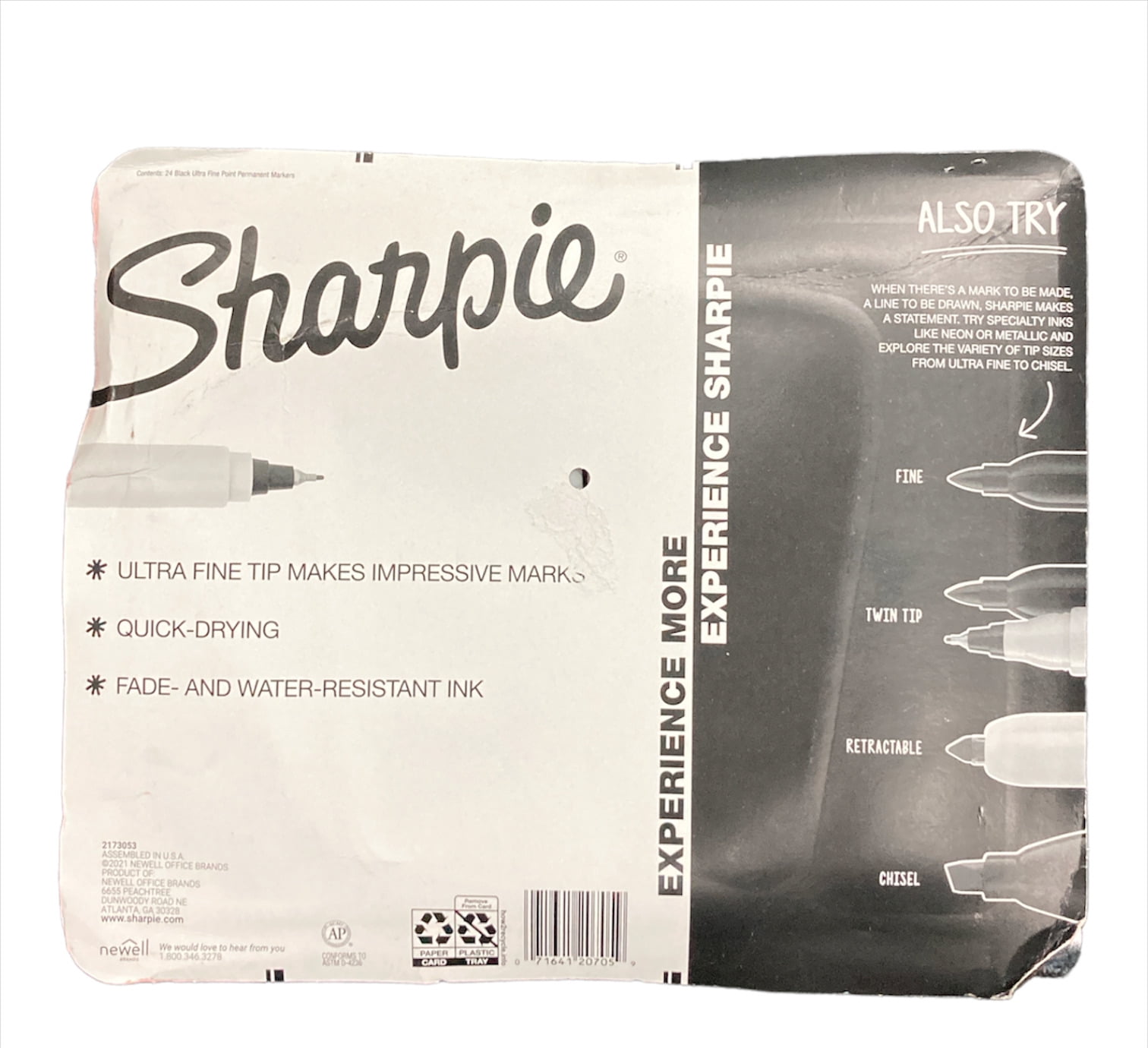 Sharpie Ultra-Fine Permanent Markers, Black, 24 Count
