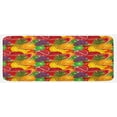 thumbnail image 1 of Colorful Kitchen Mat, Exotic Tropical Fresh Ripe Juicy Fruits Pineapple Berries Watermelon Grape Orange, Plush Decorative Kitchen Mat with Non Slip Backing, 47" X 19", Multicolor, by Ambesonne, 1 of 1