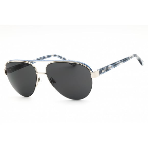 Bebe BB7252 040 Women's Silver Full Rim Aviator Frame Sunglasses