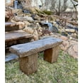 thumbnail image 3 of Rustic Barn Wood Bench, 3 of 5