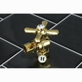 thumbnail image 5 of Kingston Brass Vintage 3/8-Inch IPS X 3/8-Inch OD Comp Quarter-Turn Angle Stop Valve Polished Brass, 5 of 5