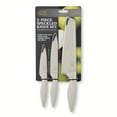 thumbnail image 7 of Thyme & Table Non-Stick Coated High Carbon Stainless Steel Speckled Kitchen Knives, 3 Piece Set Cream, 7 of 7