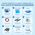 thumbnail image 6 of Swimline Hydrotools Leaf Net Winter Pool Cover for 12 x 24 Ft Above Ground Rectangle Pools, 6 of 7