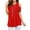 Red shirts for women, variant on up to 60% off Gifts Usmixi Shirts for Women Casual Solid Going out Loose Fit Cold Shoulder Tunic Tops Summer Trendy Plain Short Sleeve Crewneck Ladies Blouses Green XXXL