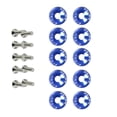thumbnail image 1 of ruzhgo 10 Pièces Voiture Vis Rondelles Assortiment Ensemble Boulons de Véhicule Décoratif Rondelle Kit Pièces de Rechange Automobile Rouge Bleu, 1 of 6