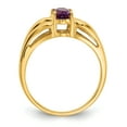 thumbnail image 2 of Primal Gold 14 Karat Yellow Gold 6x4mm Oval Amethyst Ring, 2 of 7