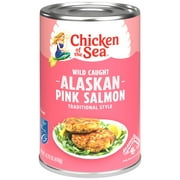 Chicken of the Sea Wild Caught Alaskan Pink Salmon, Traditional Style 14.75 oz