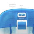 thumbnail image 2 of Homedics Bubble Bliss Deluxe Foot Spa con arco de masaje de calor, 3 accesorios de acupresión, protector contra salpicaduras, nodos elevados crea burbujas, mejora la circulación, alivia los músculos c, 2 of 5
