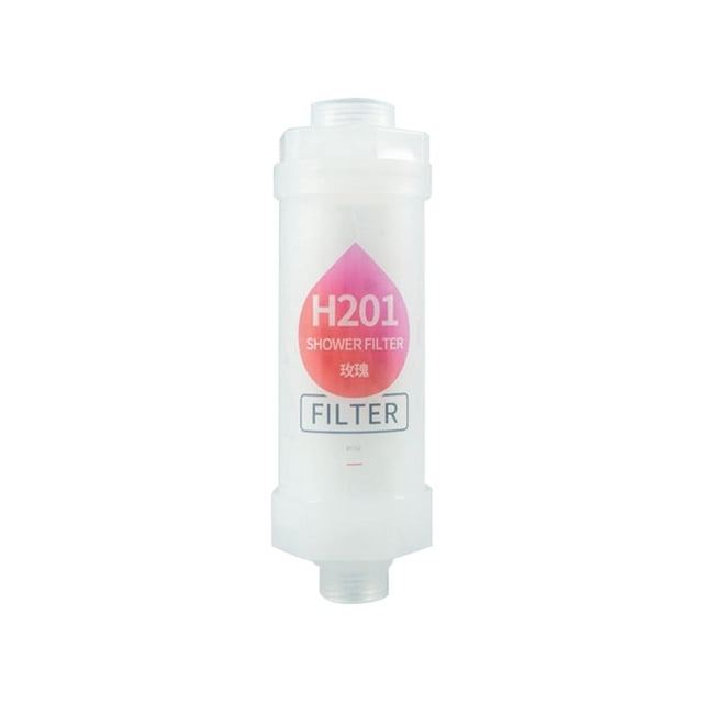 Fragancia Filtro de ducha Purificación Eliminación de cloro Suministros de baño (rosa)