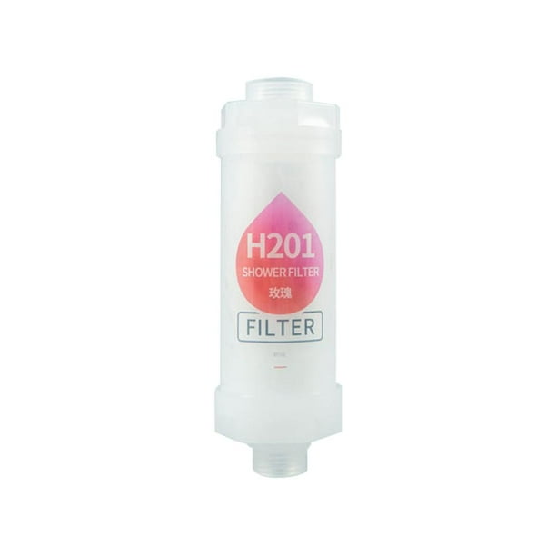 Fragancia Filtro de ducha Purificación Eliminación de cloro Suministros de baño (rosa) Likrtyny Libre de BPA