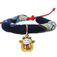 thumbnail image 1 of Collar ajustable para perro y gato, collar de corbata estampado con campana para accesorios para mascotas (B-5 (S), 1 of 2