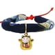 thumbnail image 1 of Collar ajustable para perro y gato, collar de corbata estampado con campana para accesorios para mascotas(B-5 (XS)), 1 of 2
