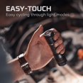 thumbnail image 3 of NEBO Newton Powerful LED Handheld Flashlight | AA Battery Powered Compact Waterproof Flashlight | Storm Gray | Available in 500, 1000, 1500 Lumens, 3 of 6