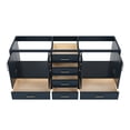 thumbnail image 6 of Ariel Stafford 72 Inch Double Sink Base Cabinet In Midnight Blue, 6 of 9