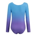 thumbnail image 3 of Traje de ballet de manga larga de leotardo de gimnasia elástico brillante para niña 6 Zulema Leotardos de gimnasia para niñas, 3 of 8