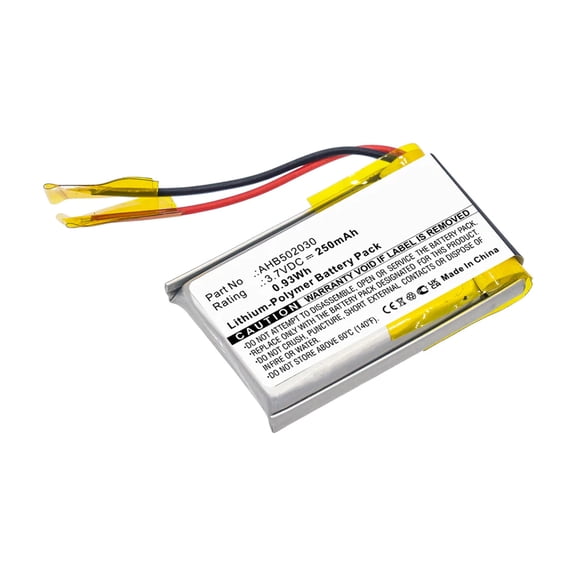 Batteries N Accessories BNA-WB-P17173 Wireless Headset Battery - Li-Pol, 3.7V, 250mAh, Ultra High Capacity - Replacement for Bosch AHB502030 Battery