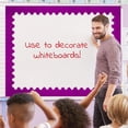 thumbnail image 3 of JUNWELL 5M Bulletin Border Trim Chalkboard Border Paper Roll School Classroom Wall Decor, 3 of 7