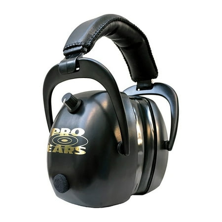 Pro Ears Gold II 30 Compression Hearing Amplify Protector Muffs Black
