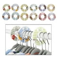 thumbnail image 6 of Clothes Hanger Rack Size Dividers Round Clothes Size Tags Rings, - 12pcs Blank, 6 of 10